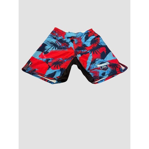 Born Primitive Shorts Size 32 Mens Athletic Stretch Pockets CrossFit 9" Miami - Picture 3 of 9